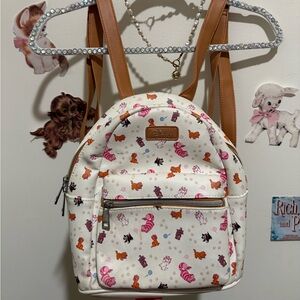 Loungefly Cream and Brown Disney Animal Backpack